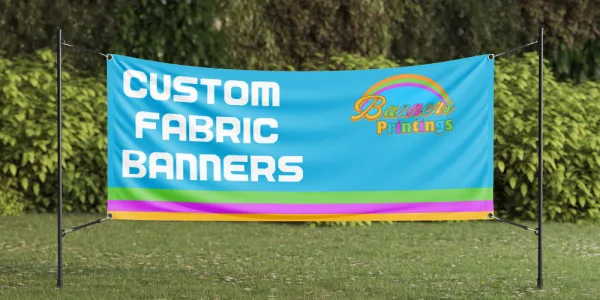 Create a premium and elegant display with our Fabric Banners, perfect for indoor events, exhibitions, retail spaces, and promotions. Printed on high-quality, wrinkle-resistant polyester fabric, these banners deliver sharp, vibrant colours with a smooth, matte finish that looks professional in any setting. Lightweight and easy to hang, fabric banners are an excellent alternative to vinyl — offering a soft texture and reusable design. You can customise your fabric banner with your artwork, logo, or message to suit your brand or occasion. Ideal for trade shows, backdrops, and décor, our Fabric Banners combine quality, style, and convenience with fast delivery from bannersprintings.com.