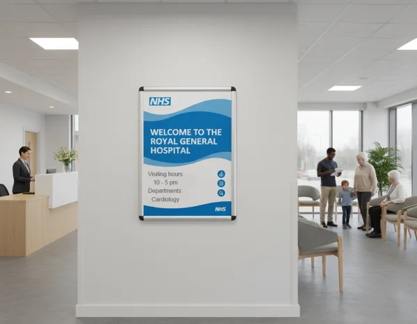 Display your message in style with our Aluminium Snap Poster Frame With Printed Poster from bannersprintings.com. Perfect for retail shops, offices, exhibitions, events, and public spaces, these frames come with easy-to-swap snap-open edges and a high-quality printed poster of your design. Made from durable aluminium, the frame offers a sleek, professional finish that enhances any environment. Available in various sizes, it’s ideal for both indoor and outdoor use. Order today for premium-quality printing and fast delivery across the UK.